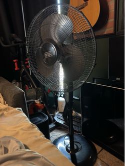 Fan with remote and timer