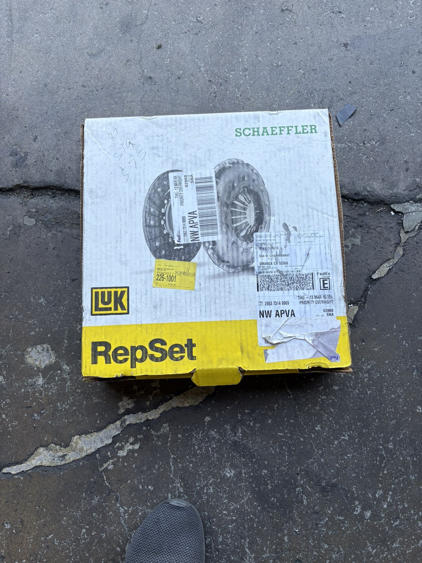 Clutch S10 1987 $75 New
