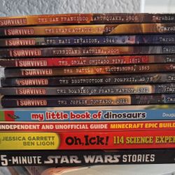 Kids Book Bundle – I Survived Series + Minecraft + Star Wars