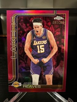 2025-26 Topps Chrome Update - Austin Reaves #54 Magenta Refractor /399 Lakers