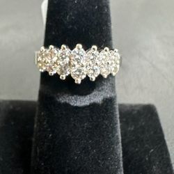 14K Diamond Ring Size 7 