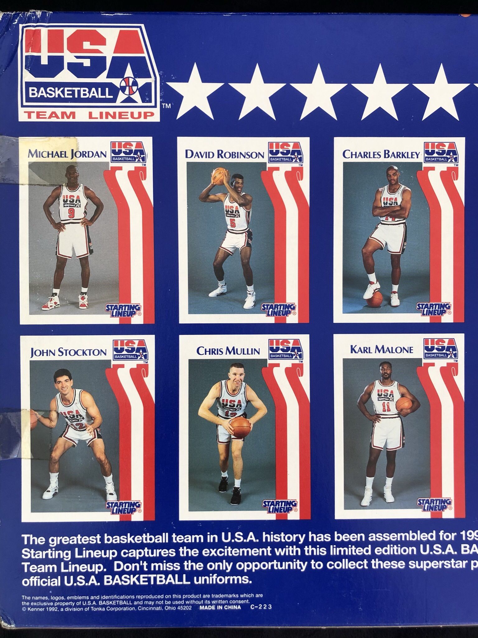 Starting Lineup 1992 USA Dream Team Basketball Kenner Starting