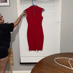 Red Dress Side Small.  Good Condition.  
