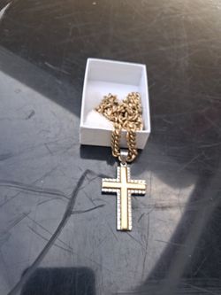 mens cross necklace