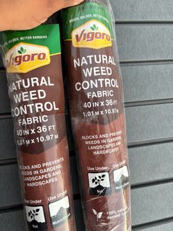Vigoro Natural Weed Control Fabric 40in x 36ft (2-Pack)
