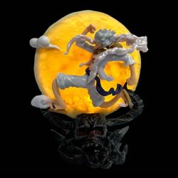 One Piece Sun God Nika Luffy action figure, featuring the character Monkey D. Luffy in his Gear 5