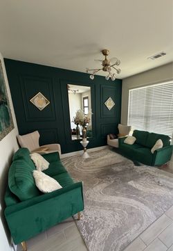 2 arm chairs and 2 sofas