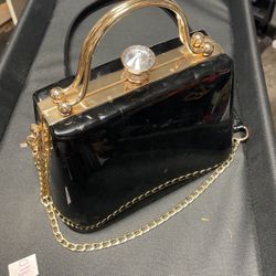Small Clutch Purse Black