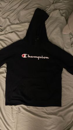 Ladies Black Champion Sweater
