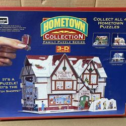 New sealed Vintage 3D Puzzle Toy Shoppe Hometown Collection Puzzle Series RoseArt 1994