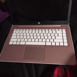HP RoseGold Laptop (Comes With Charger)