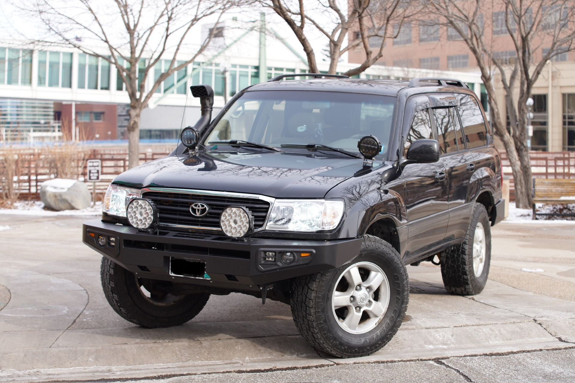 Steel Front Bumper Only Land Cruiser 100