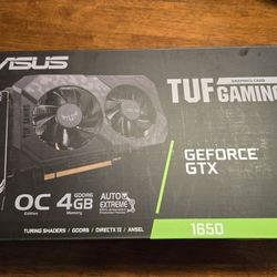 ASUS TUF Gaming GeForce GTX 1650 OC Edition 