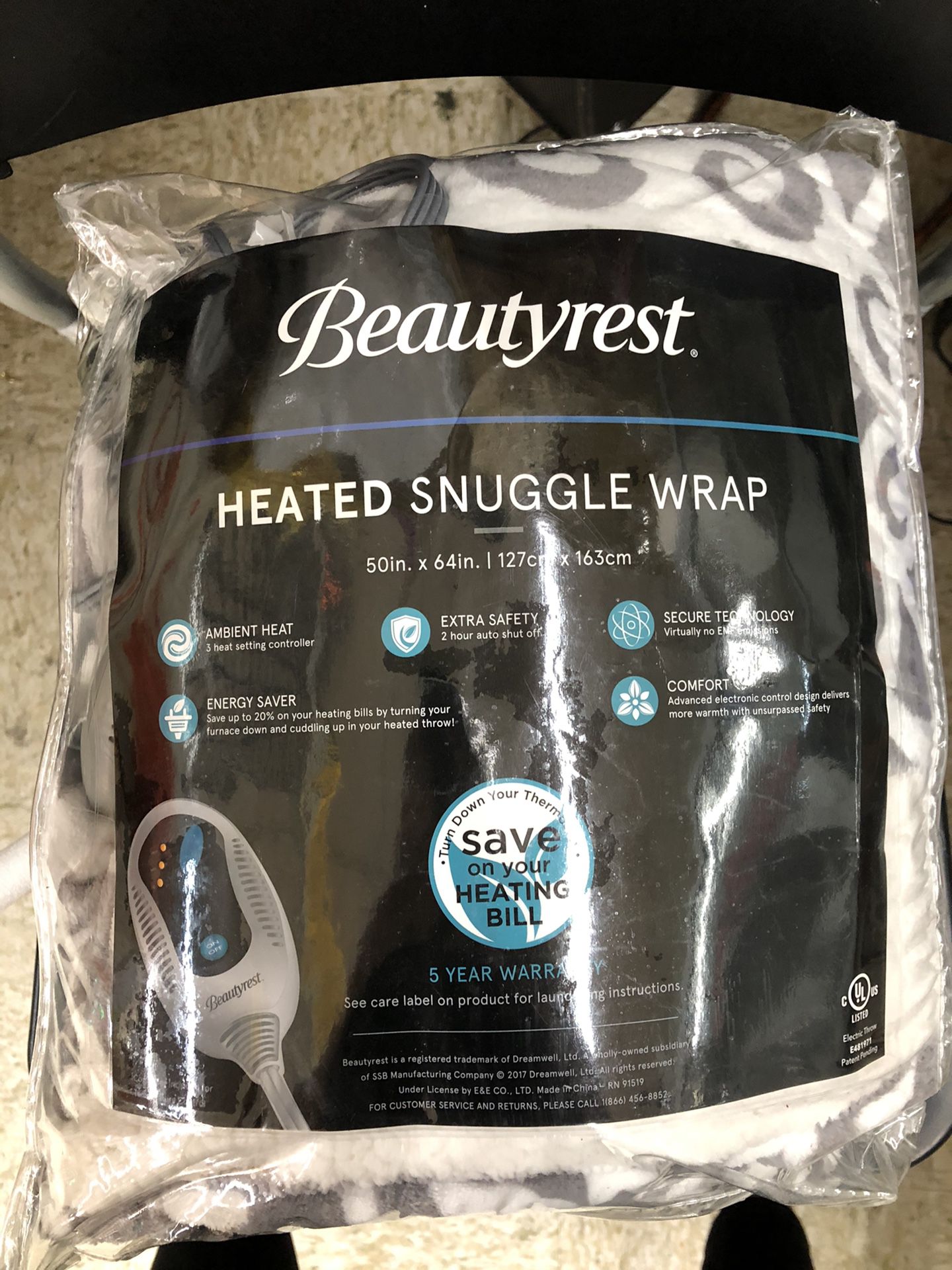 BeautyRest Electric Heated Blanket