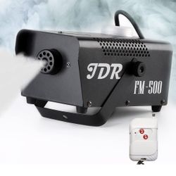 Fog Machine JDR Mini 500W Smoke Machine with Auto Mode and Wireless Remote Control Portable Fogger for Outdoor, Parties, Stage Effect, Indoor, Disco, 