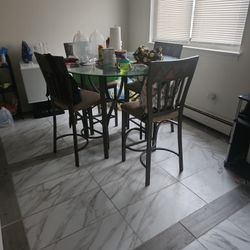 Dining  Table Set With 4 Chairs 