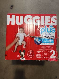 Huggies plus little snugglers size 2