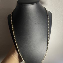 10kt Gold Rope Chain