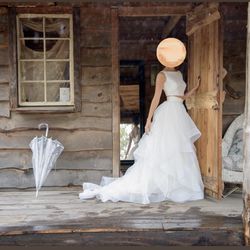 Two Piece Wedding Dress 