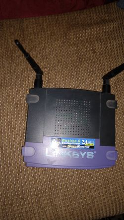 Wireless-G 2.4 GHz broadband Router