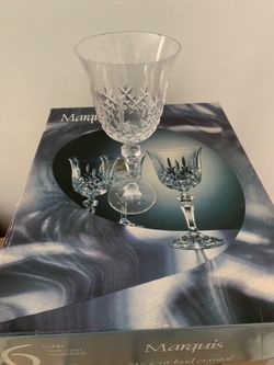 6 wine glasses