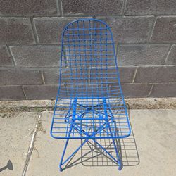 Mid Century Modern 1950s Metal Chair