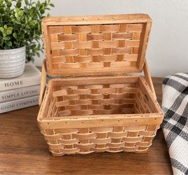 Woven Wood Basket