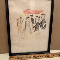Jewish wedding painting