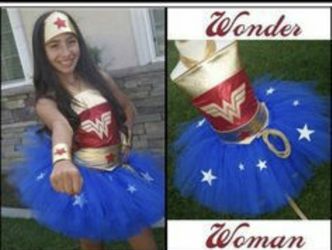 Wonder W tutu costume Halloween