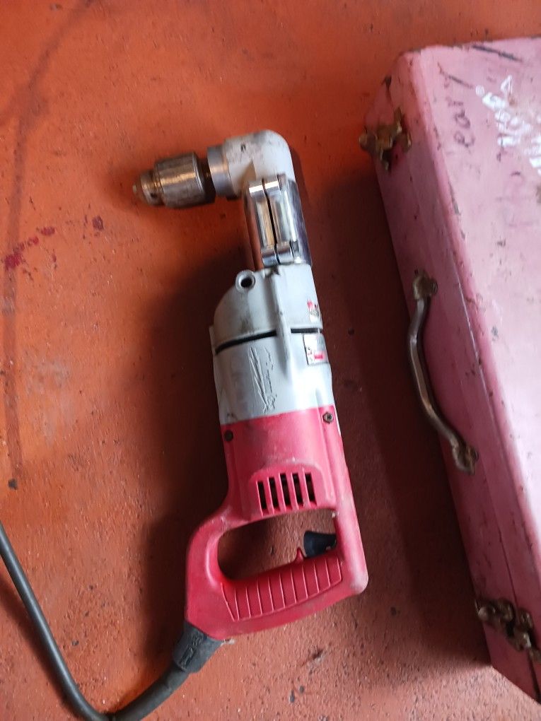 Milwaukee Drill In Working Conditions 