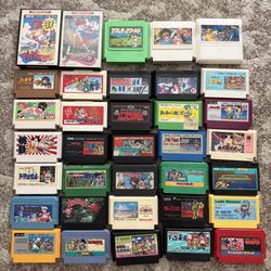 Nintendo Famicom Games 10 Each