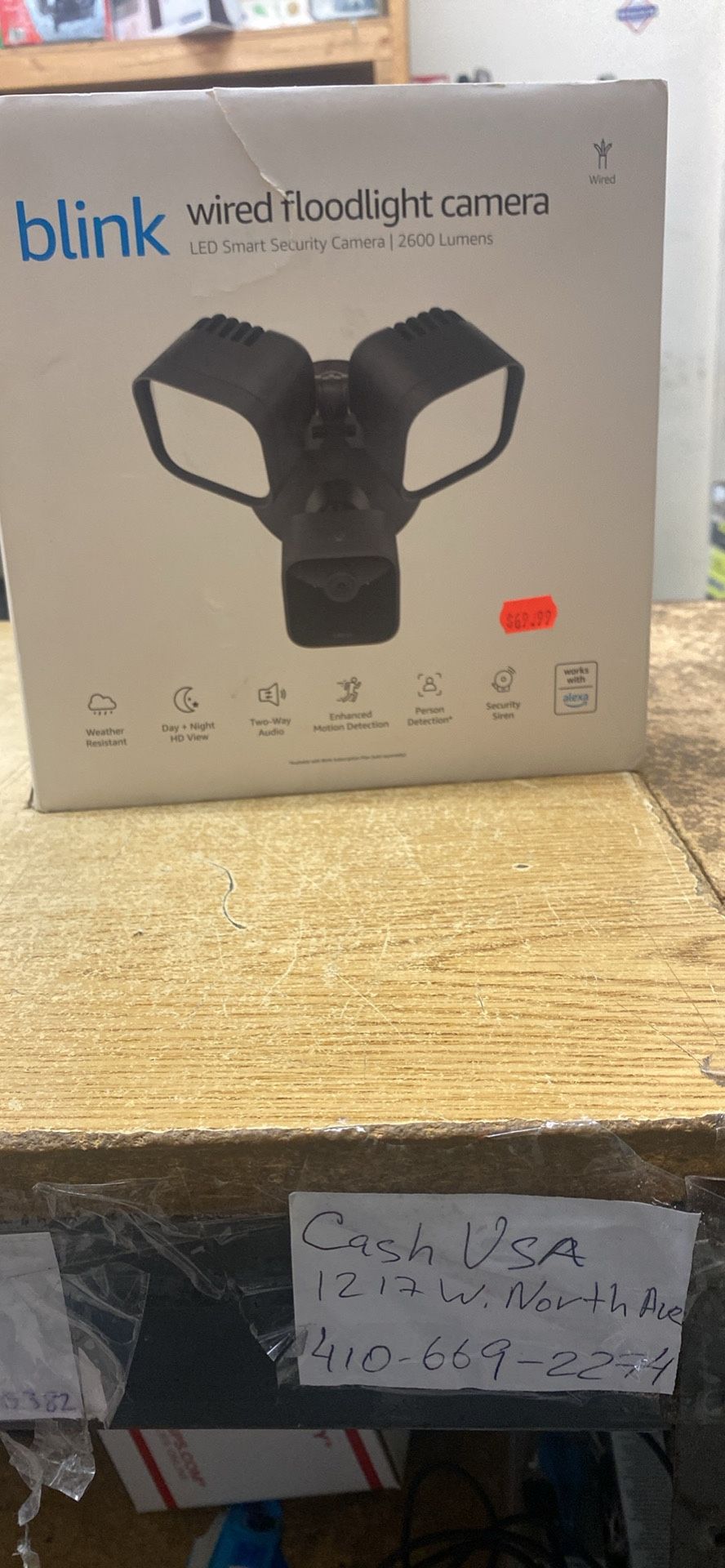 Blink Wired Floodlight Camera ‼️