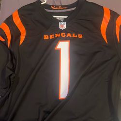 NFL On Field Ja’Marr Chase Jersey