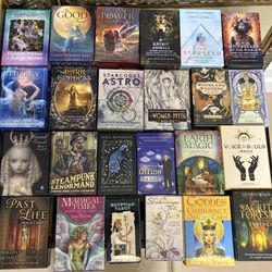 Huge Lot Of Like New Tarot & Oracle Card Decks 