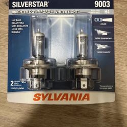 Sylvania 9003 SilverStar High Performance Halogen Headlight Pair Set 2 Bulbs 057