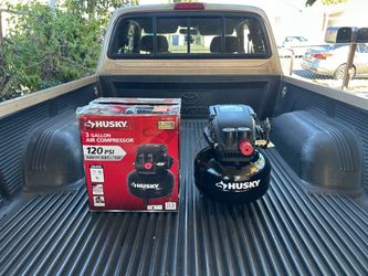 NEW HUSKY 3 Gal. 120 PSI Portable Electric Pancake Air Compressor *$55 Each, FIRM PRICE*