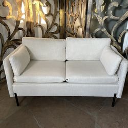 Small Fabric Loveseat