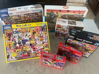Puzzles, Puzzles and more Puzzles All for $25, take them all!
