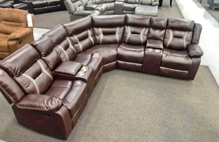 New Power Recliner Sectional Couch! Free Delivery 🚚! Financing Available!