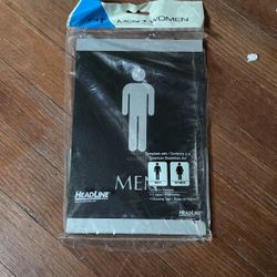 Bathroom Signs - Men/Women  - NEW 