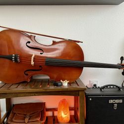 Vintage Anton Schroetter 4/4 Cello 1969 made in Germany