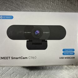 EMeet SmartCam C960 Full HD 1080p Webcam Black