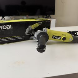 Ryobi 4-1/2” Angle Grinder with Rotating Rear Handle - New in Box