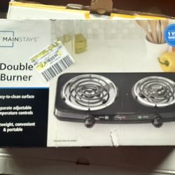 Mainstays Double Burner
