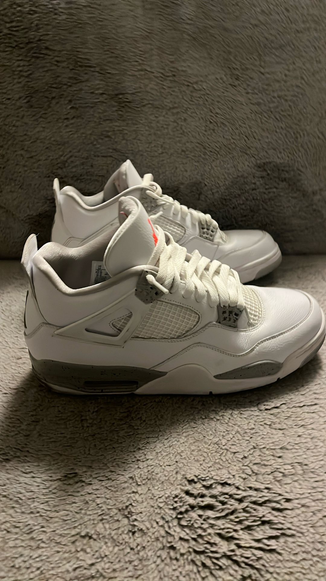 Jordan 4 “Pure White” Size 12 