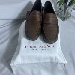 To Boot New York  Magnus Leather Driving Moccasins Size 10 Men’s