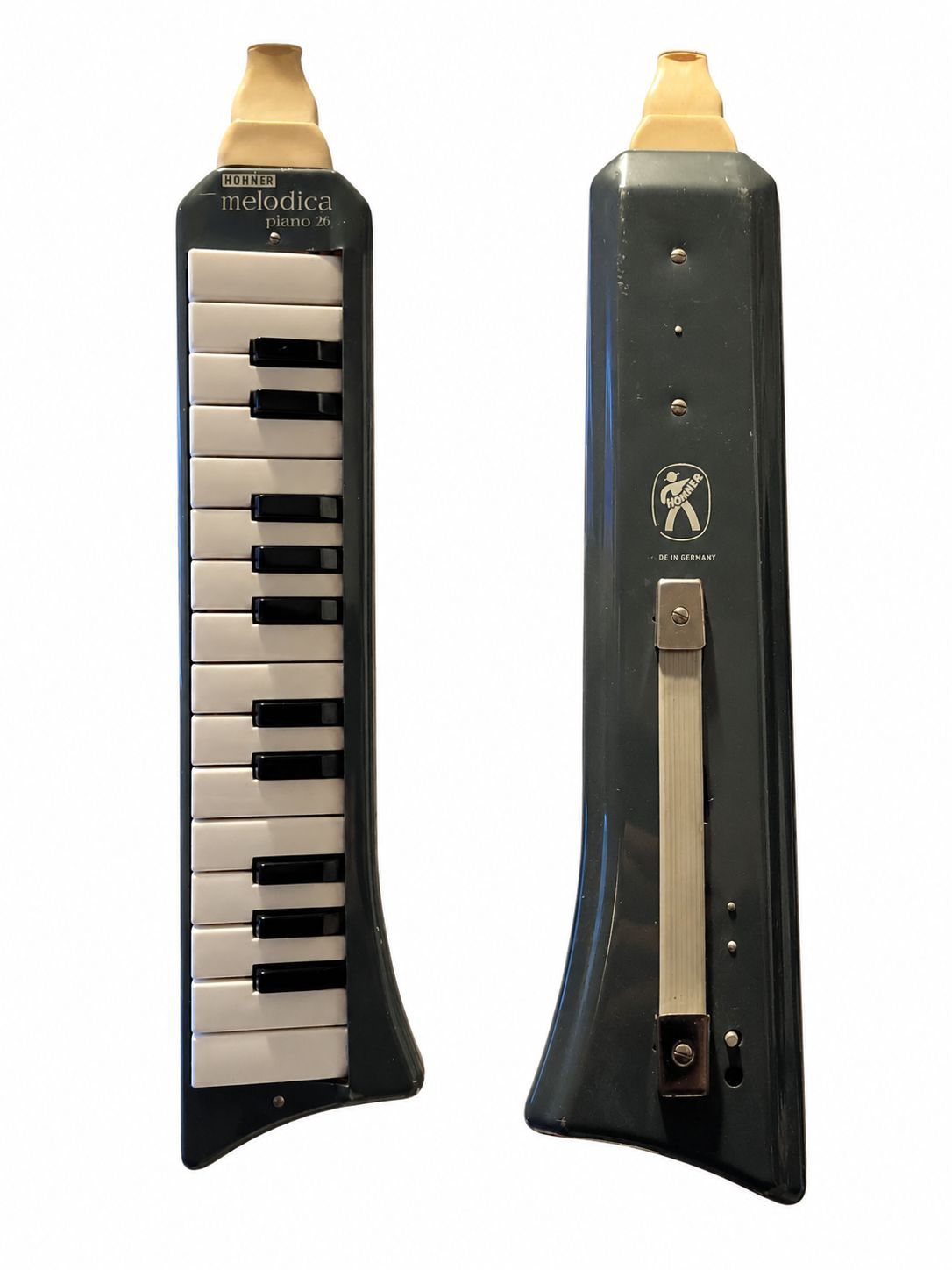 Hohner Melodica Piano 26 Greenish Made In Germany Used Musical Instrument F/s