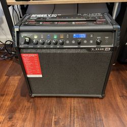 Line 6 Spider V 60 MkII 1x10-inch 60-watt Modeling Combo Amp - WIRELESS TRANSMITTER INCLUDED ($100+ Value!)