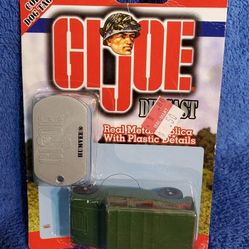 Lot Of 10 "Rare" G.I. JOE Real Metal Diecast Vehicles Includes Metal Dog Tags (2001-2002)