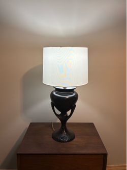 Modern black table lamp